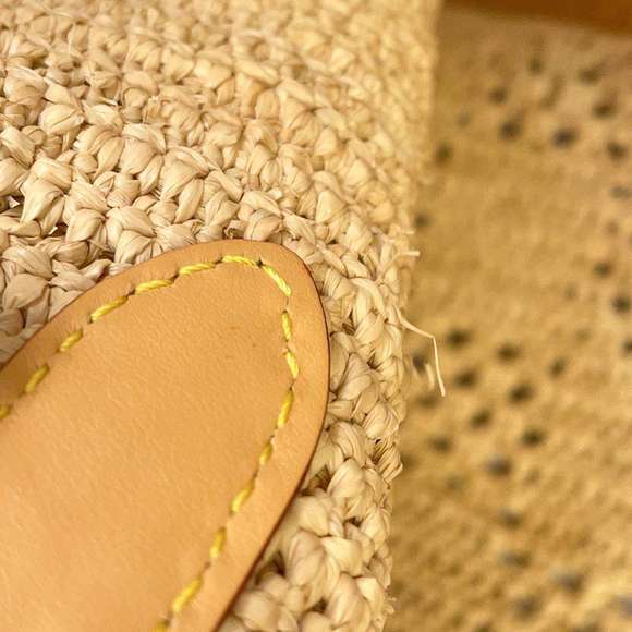 Louis Vuitton Tote Bag Damier Raffia Summer Shopper MM Handbag - Picture 11 of 16